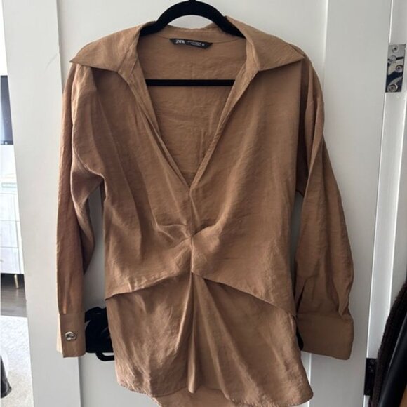 Zara Gathered Blouse - Picture 5 of 5